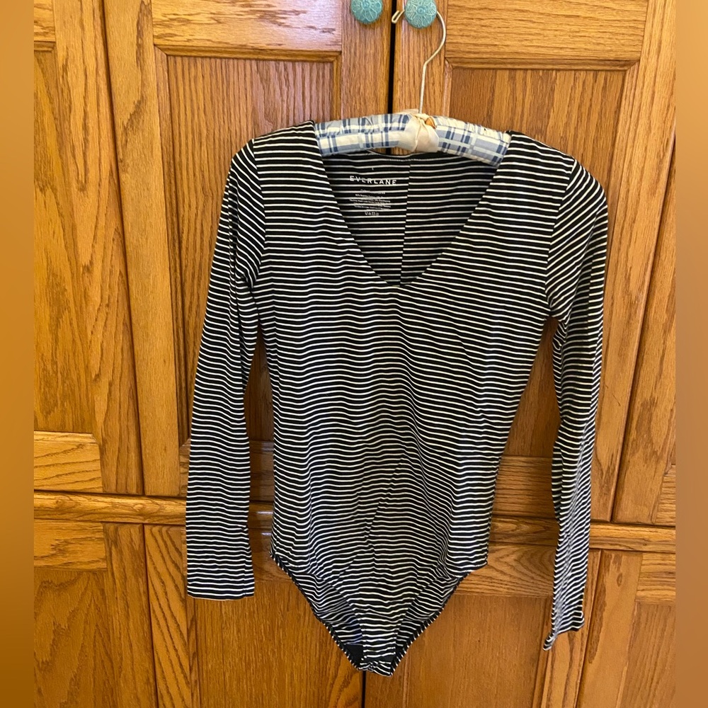 Everlane Striped Bodysuit